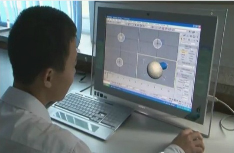 (2012-10-15) 북한 창전중학교 소니 일체형 데스크톱 사용