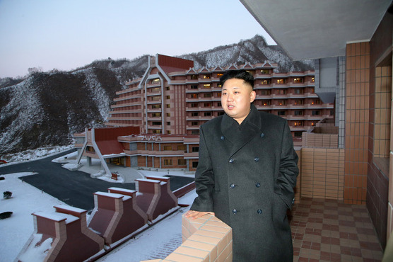 북한 김정은의 원산 사랑