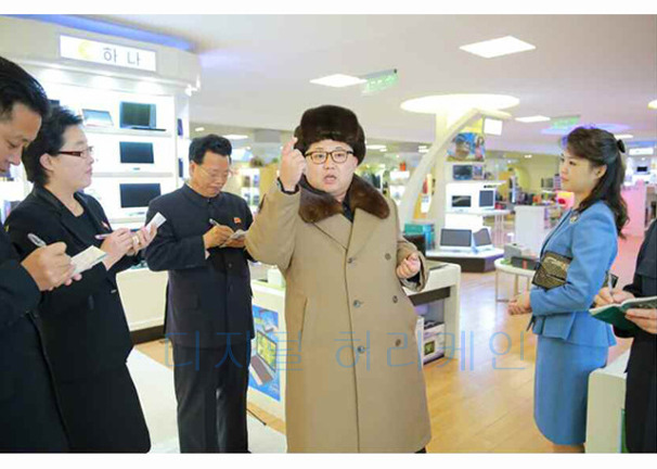 북한 미래상점 ‘날개 없는 선풍기’ 판매