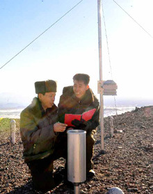 북한 고층 기상관측설비 자체 개발